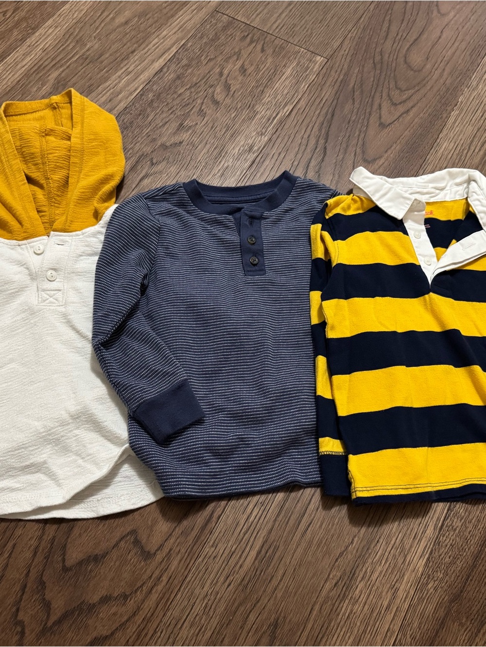 3 Boys 3T Kids Long Sleeve & Polo Shirt -